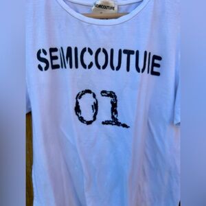 Semicouture Tee Shirt Women's Logo 01 Print
